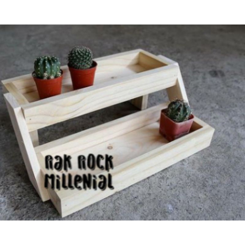 Rak Kayu Kayu Serbaguna Minimalis Rak Kayu Bunga Rak Kayu Mainan Rak Buku Rak Gantung Kayu Rak Bunga