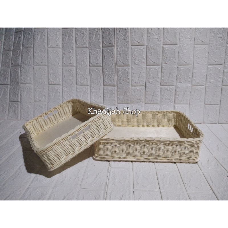 NAMPAN ROTAN SET 2 / KERANJANG HANTARAN / SESERAHAN