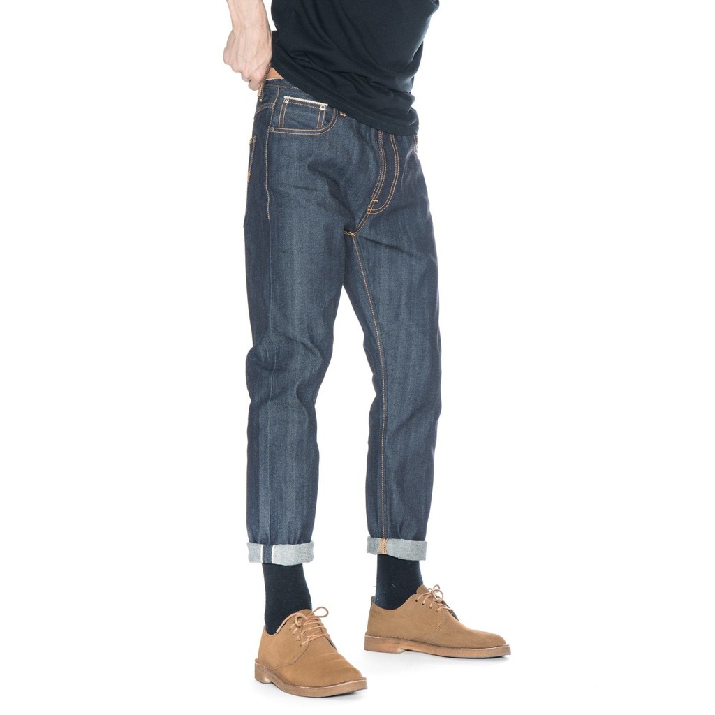 brute knut dry orange selvage