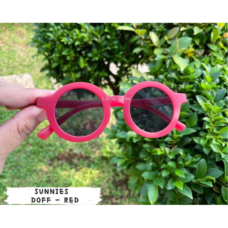 sunnies uv doff glasses | sunnies bear | kacamata anak-Doff - red