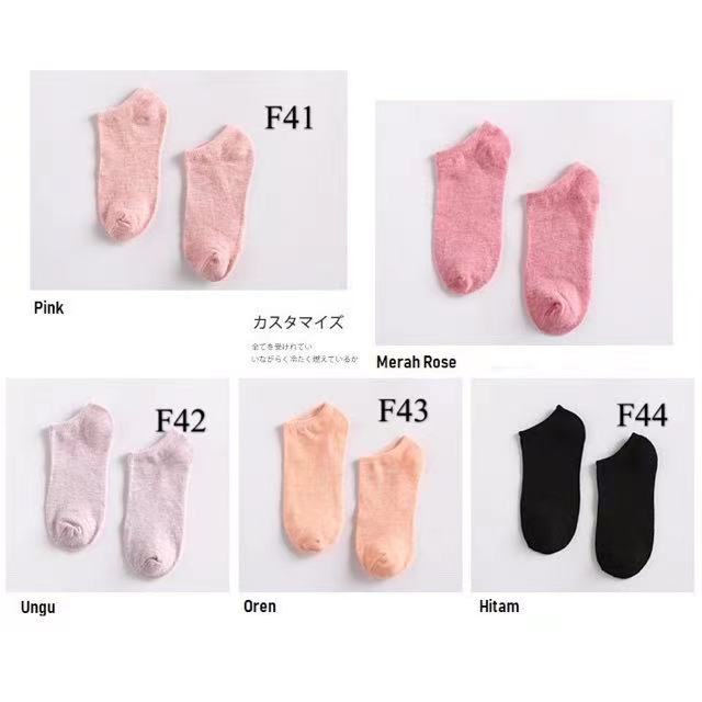 Kaos Kaki Wanita Ankle Kaos Kaki Cute Kaos Kaki Motif Kaos Kaki Semata cewek-7
