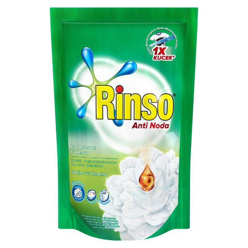 RINSO Liquid Cair Anti Noda 800 ml - Detergen Deterjen Cair