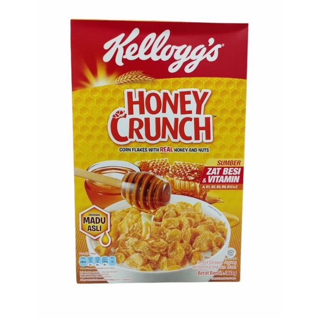 

Kelloggs Corn Flakes Honey Crunch 360 gr