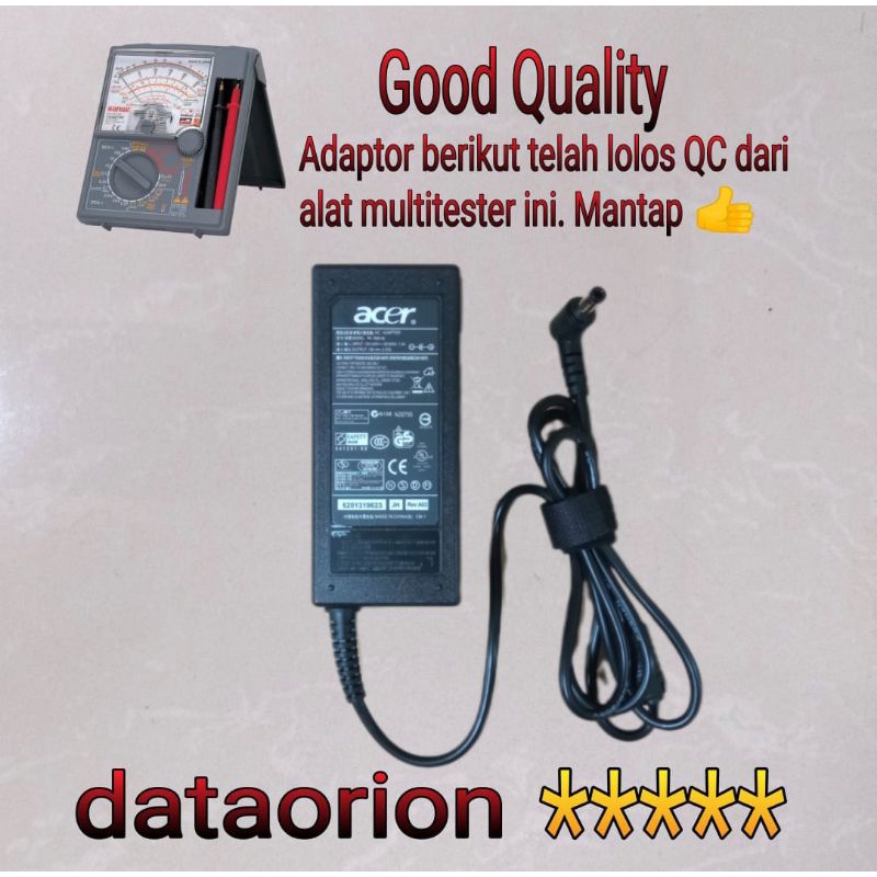 Adaptor Charger Acer 19V 2.37A DC 5.5*2.5 mm