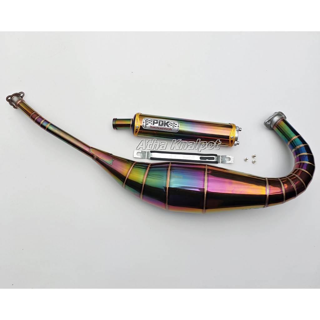 Knalpot PDK Ninja R RR SS 2Tak Pelangi Stainless