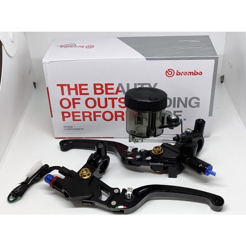 NEW MASTER REM BREMBO MODEL RCB NEW FULL CNC FULL SET KIRI KANAN AEROX LEXI VIXION MIO FINO BEAT SCOOPY FI BEAT FI SONIC FU TIGER SUPRA TIGER RXKING DLL-Rcb+smoke