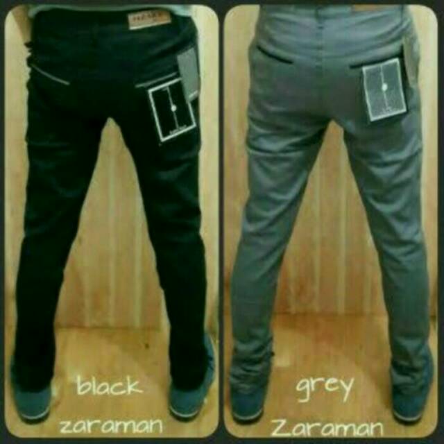 Celana chinos zara polos panjang