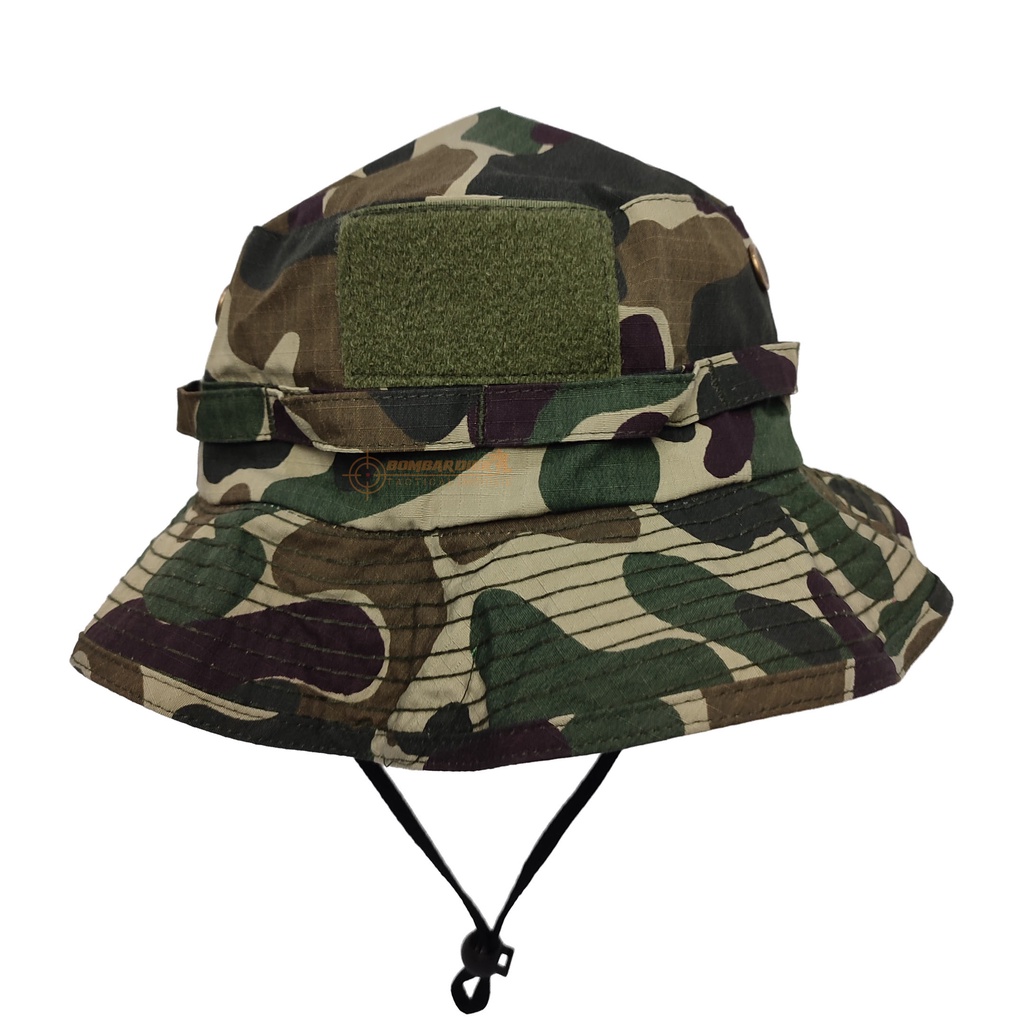 Topi import Topi Rimba Army | Topi Jungle Hat Tactical | Topi Gunung Outdoor | Topi Bucket | Topi Adventure loreng KKO