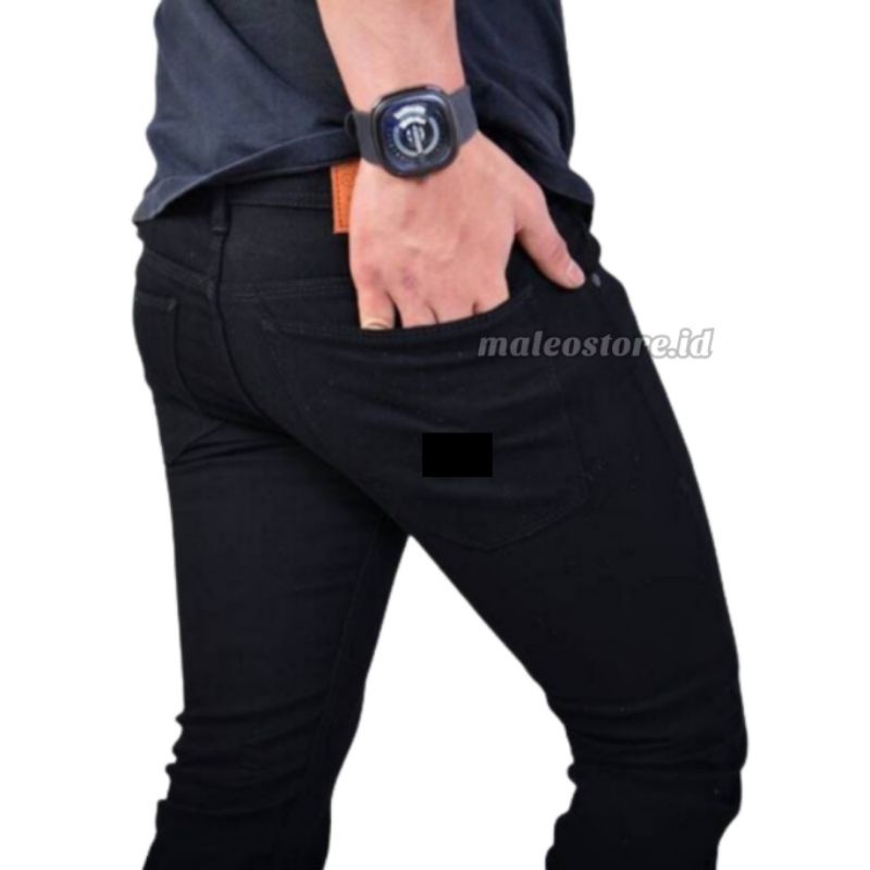 CELANA JEANS PENSIL SLIMFIT SKINNY JEANS COWOK PENSIL HITAM COWOK PREMIUM JEANS STRECH CELANA PANJANG PRIA