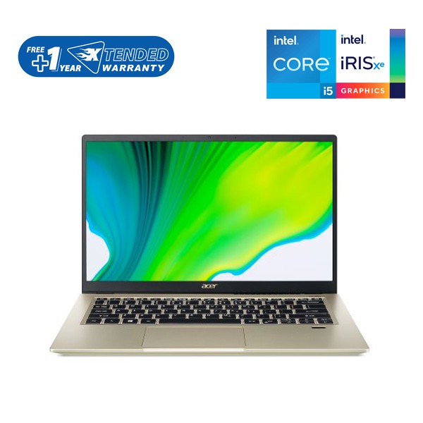 ACER Swift 3X SF314-510G-50CC (14"FHD,i5-1135G7,16G,SSD512G,GOLD,NXA10SN005)