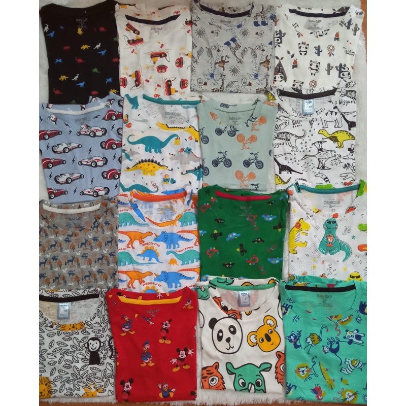 kaos anak fullprint babygap & oshkosh