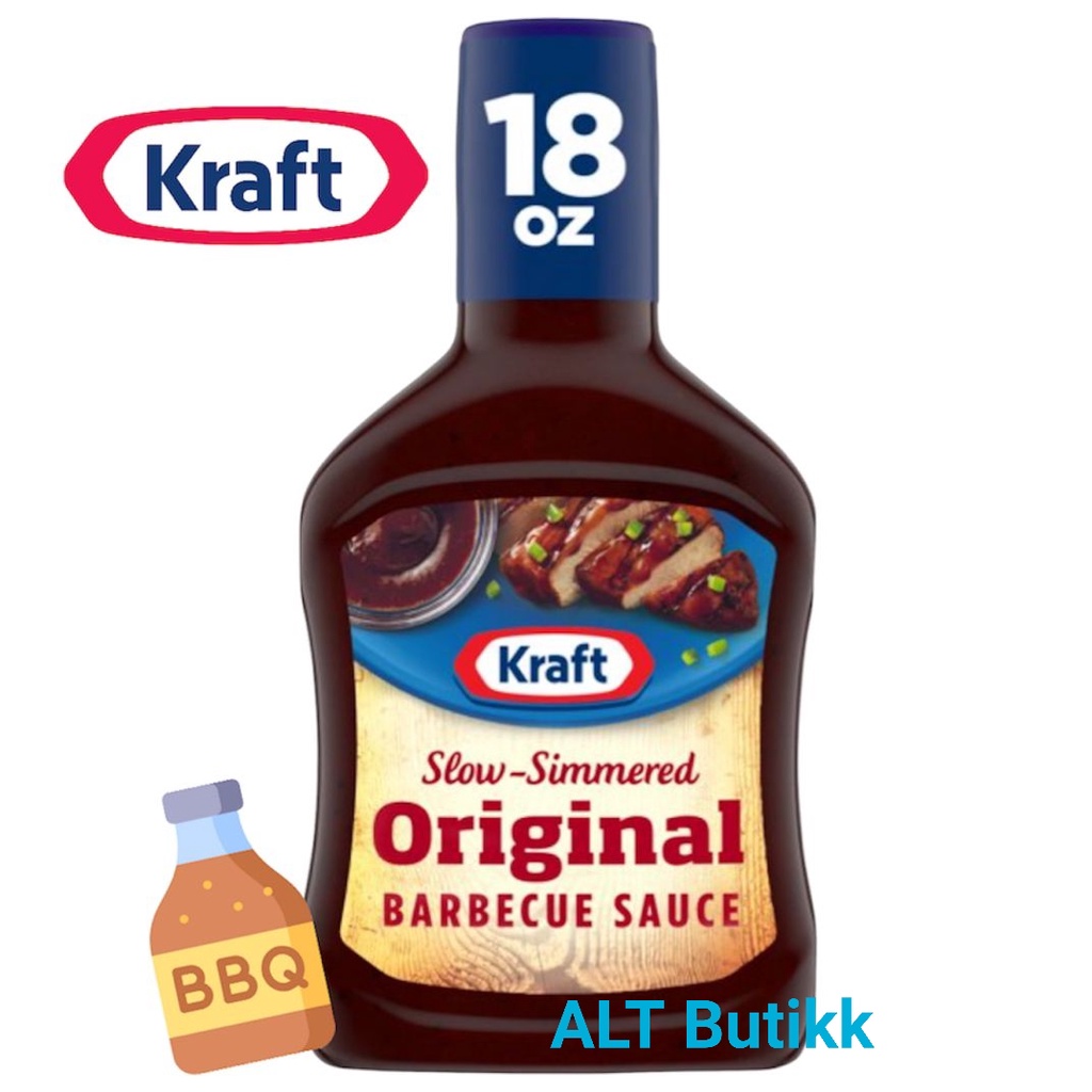 

KRAFT BBQ SAUCE ORIGINAL 18 oz | SAUS BARBECUE 510 gram | PRODUCT OF USA