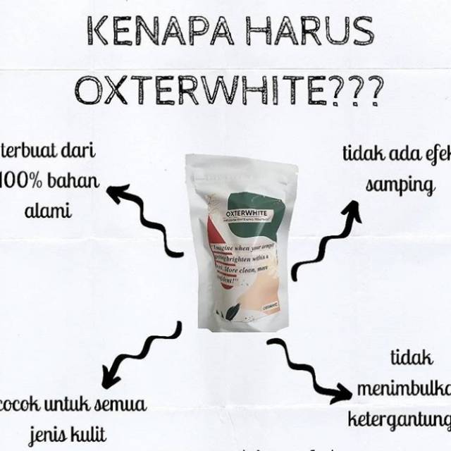 OXTERWHITE ORIGINAL PEMUTIH KETIAK DAN SELANGKANGAN