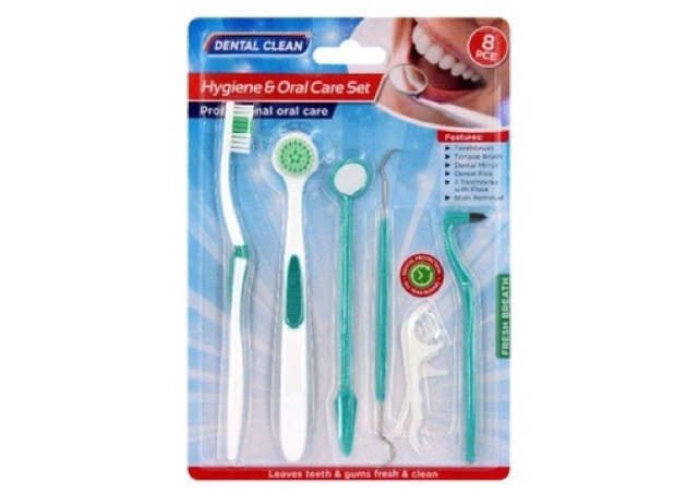 Behelldental dental care kit / paket pembersih gigi behel isi 8 pics / sikat set / Ortho paket biru