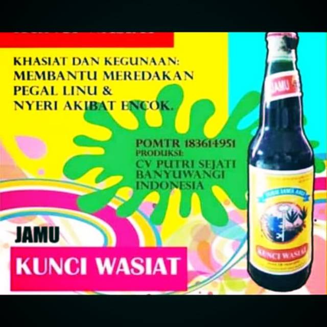 Jamu kunci wasiat 600 ml