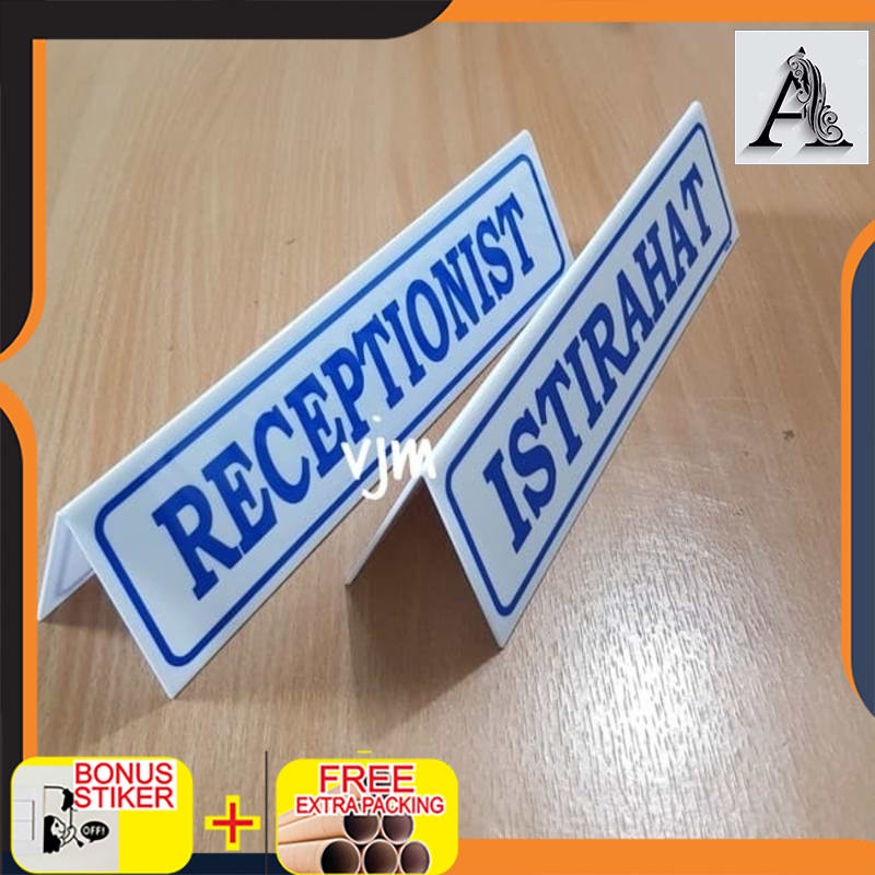 

Grosir papan acrylic respsionist/akrilik papan istirahat