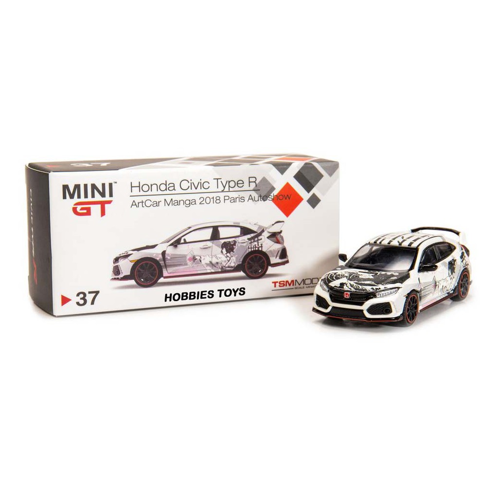 Mini GT 37 Honda Civic Type R (FK8) ArtCar Manga 2018 Paris Auto Show