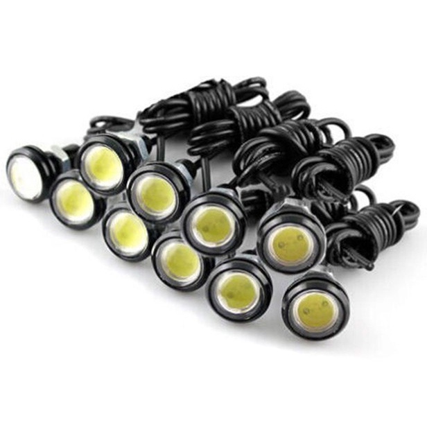 Lampu Motor LED Eagle Eye DRL  10 W 1 PCS - HL - White