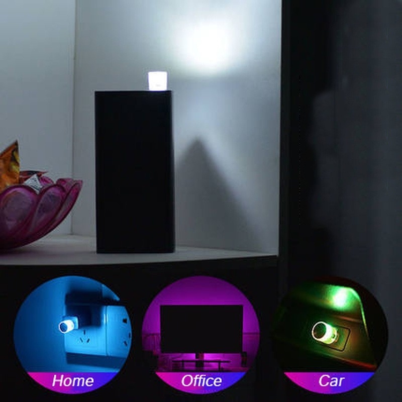 Lampu Atmosfir led mini usb plug play Untuk Dekorasi Mobil