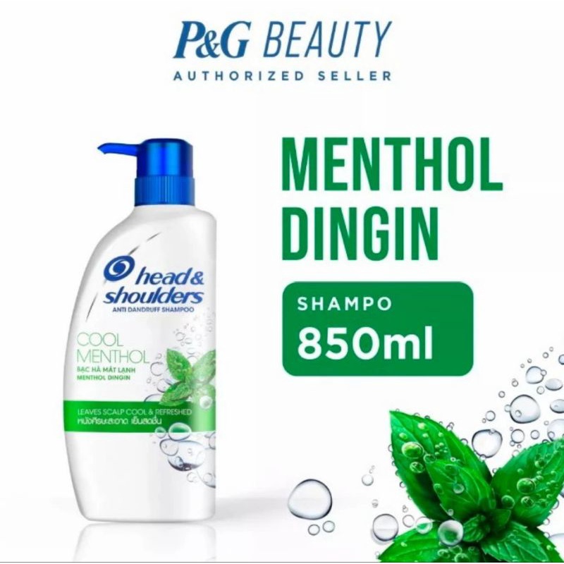 Shampoo head &amp; shoulders cool menthol 850 ml