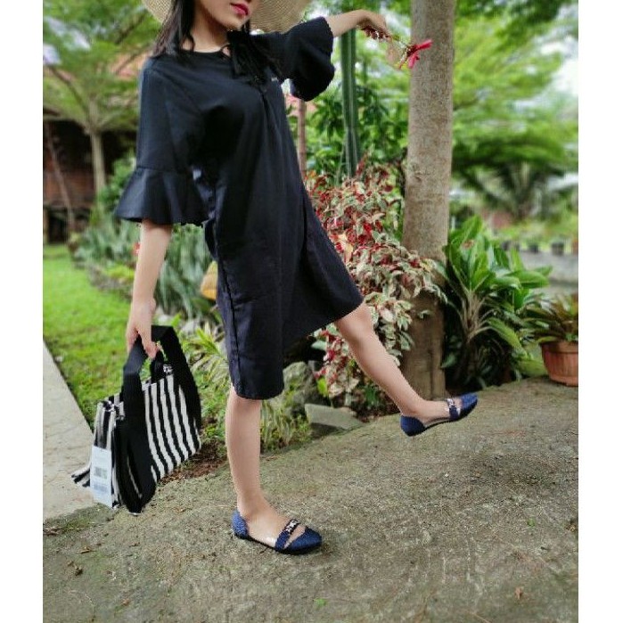 SEPATU WANITA FLAT SHOES CANTIK - HASTIA