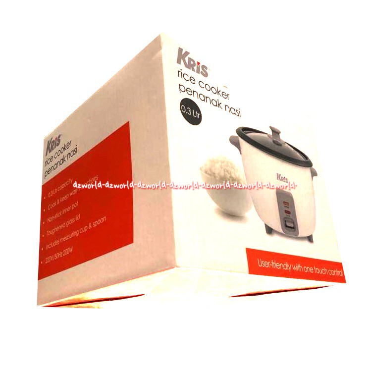 Kris Rice Cooker Mini 0.3L Penanak Nasi Kapasitas 0,3 Liter Travelling Magic com Ricecooker