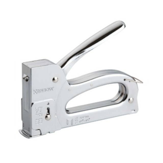 

Krisbow Stapler Tembak Staples 6-12mm 2 In 1 Silver