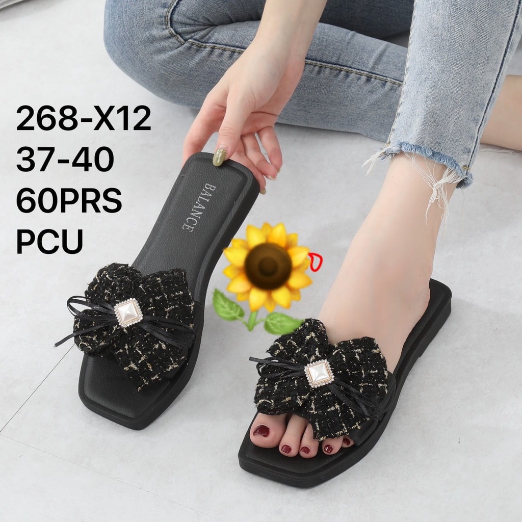 Sandal Karet Jelly Wedges Wanita import Model Terbaru Original Kekinian by AGUNG STYLE Balance 268-X12