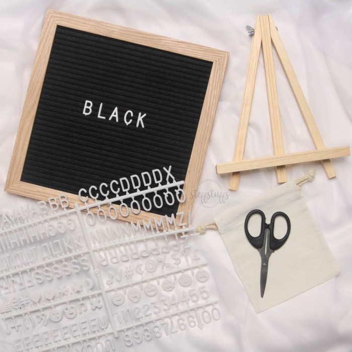 

TERLARIS !!! Felt Letter Board | Papan Nama Bayi Message Board Newborn Photo Props