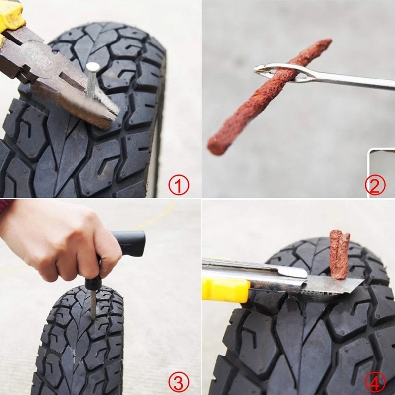 Strip Perbaikan Ban Tubeless Mobil / Motor / Sepeda