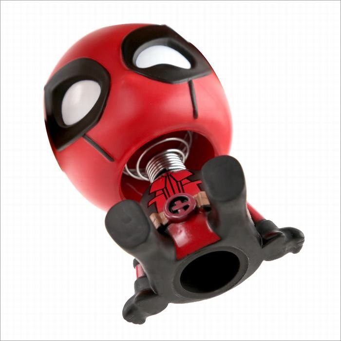 DEADPOOL PER Boneka Figure Miniatur Pajangan Mobil Stand Goyang Kepala Shacking Head