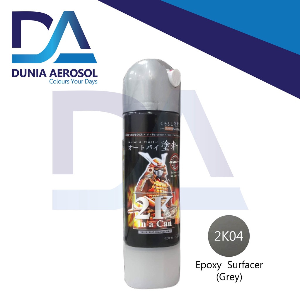 Samurai Paint 2K Epoxy Surfacer 2K04 Grey Epoxy / Primer