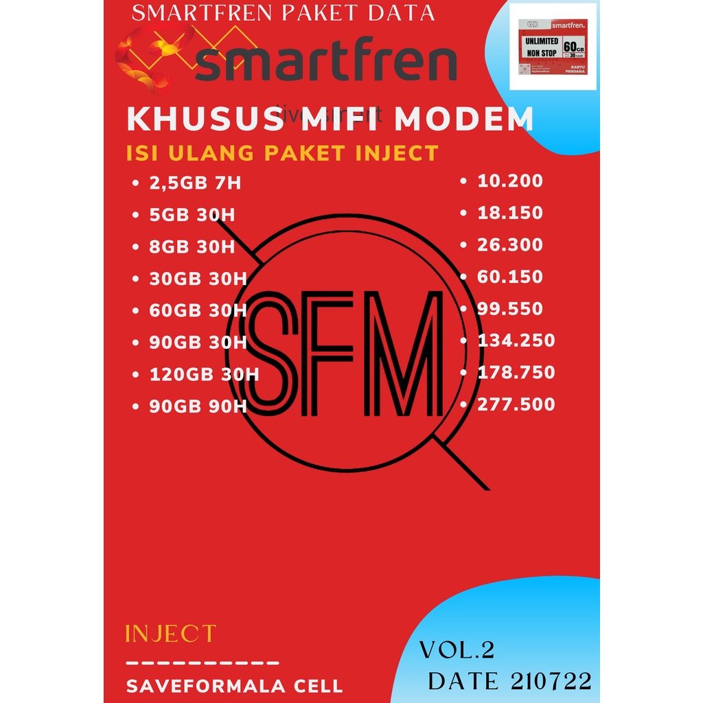 Paket Smartfren Modem Mifi v.2