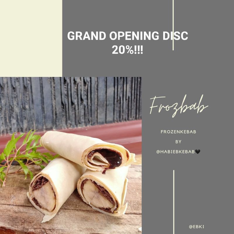 

FROZBAB coklat&pisang coklat By Habiebkebab