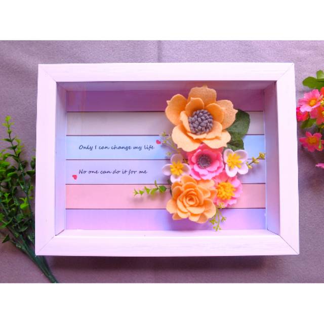 3D frame flower