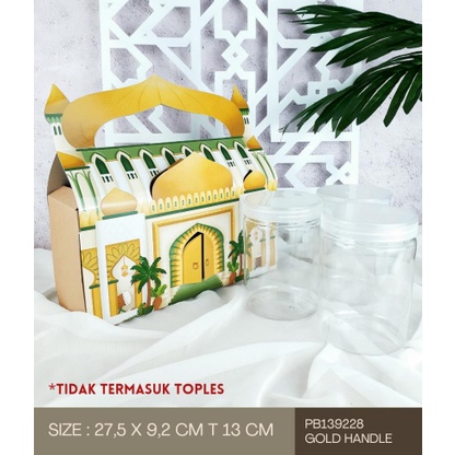 

(5 Pcs) Kotak Kue Kering Dus Jinjing Paperbag Box Toples Jar 800ml Bulat Isi 3 Idul Fitri Packaging Hampers Parcel Lebaran