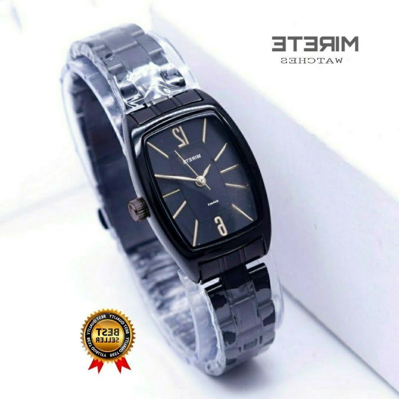 JAM TANGAN WANITA/CEWEK  MIRETE ORIGINAL RANTAI STAINLIS STEL WATER RESISTANT FREE BATRAI JAM TANGAN KASUAL WANITA ANTI AIR/TAHAN AIR COD JAM TANGAN CEWEK TERLARIS JAM TANGAN WANITA MURAH JAM TANGAN WANITA SPORTY MIRETE ORIGINAL model gues