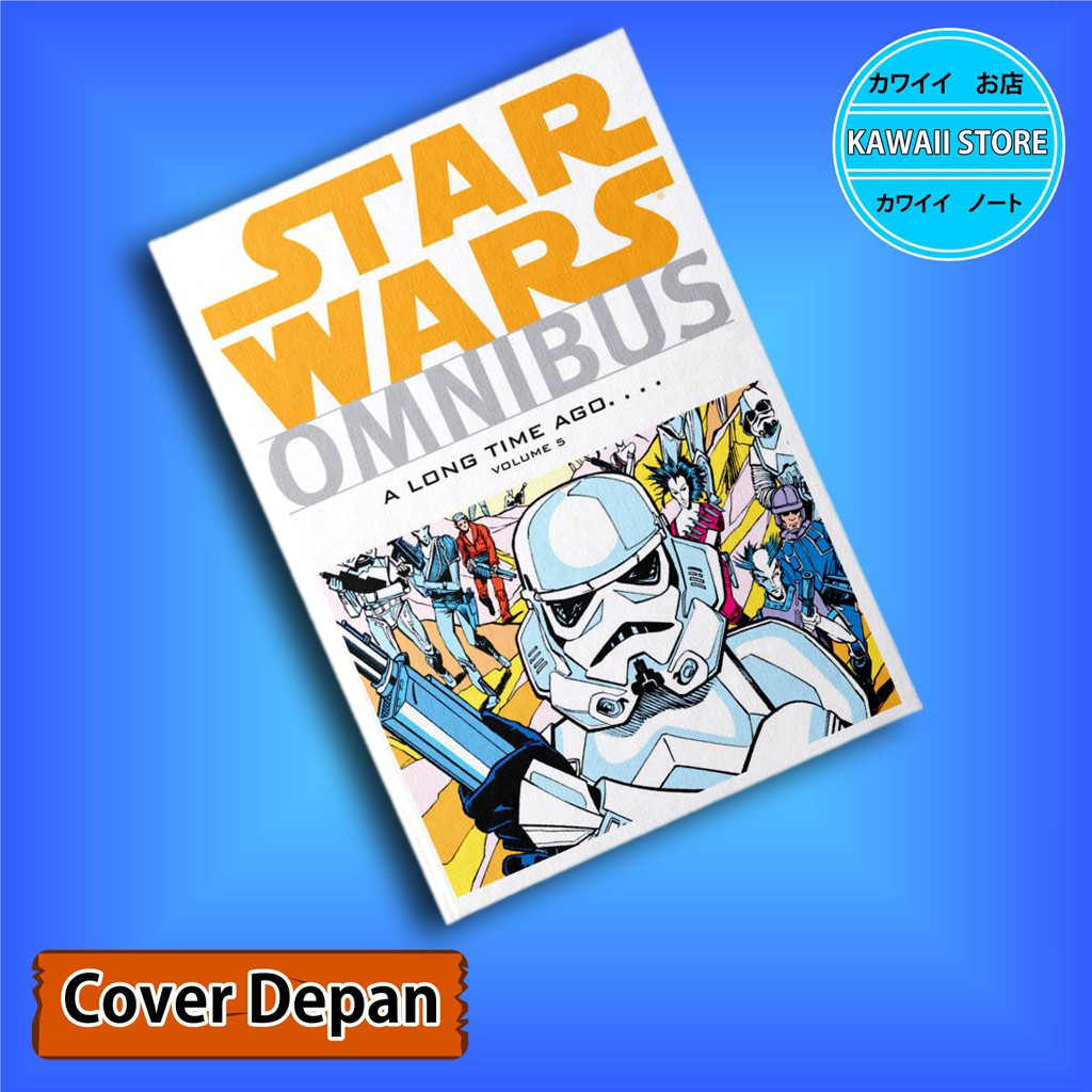 

Notebook / Pocket book Hard Cover Anime Star Wars OMNIBUS COVER 06 uk A5 & A6 / Notes Book