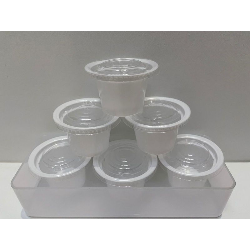Cup Puding + Tutup + Sendok UK 50 ml