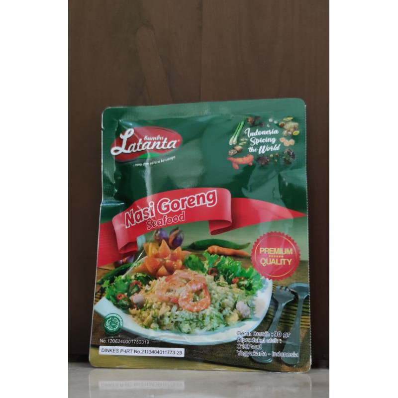 

latanta nasi goreng seafood / special