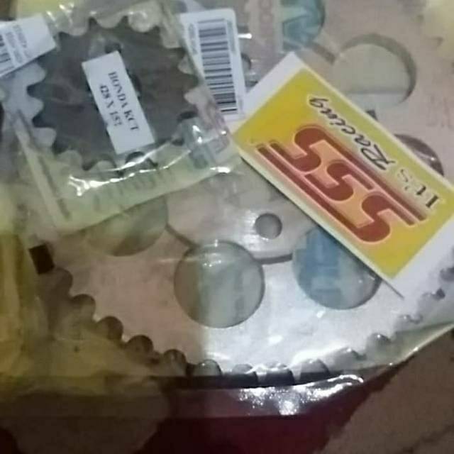 Gear set Sss Tk Cbr150 k45a