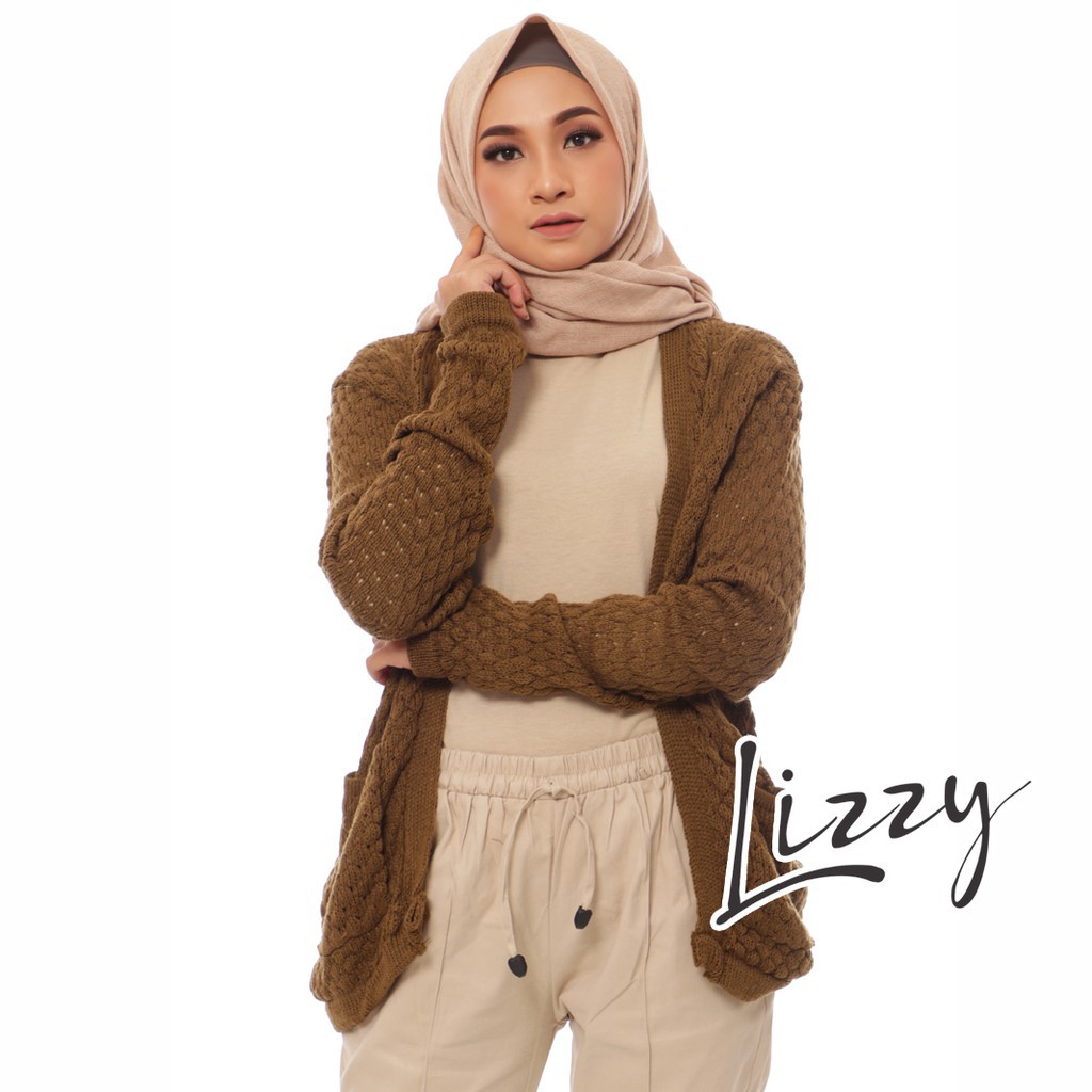 

ANL - Cardigan popcorn bronze
