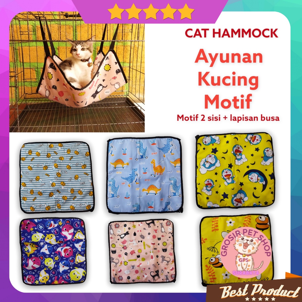 Cat hammock / ayunan kucing anjing kelinci murah bahan tebal