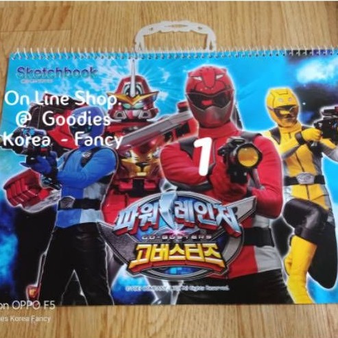 

Buku Gambar Sketch Book Spiral Power Ranger Ori Korea Ready Stock