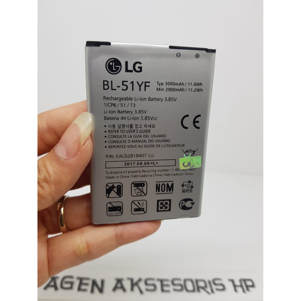Baterai LG G4 Stylus Batre LG BL-51YF BL51YF Battery LG G4 ORIGINAL 2