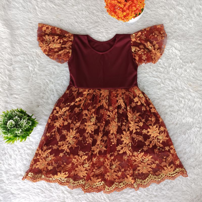 Dres Burkat anak Usia 2-4 tahun / Dres Anak Perempuan