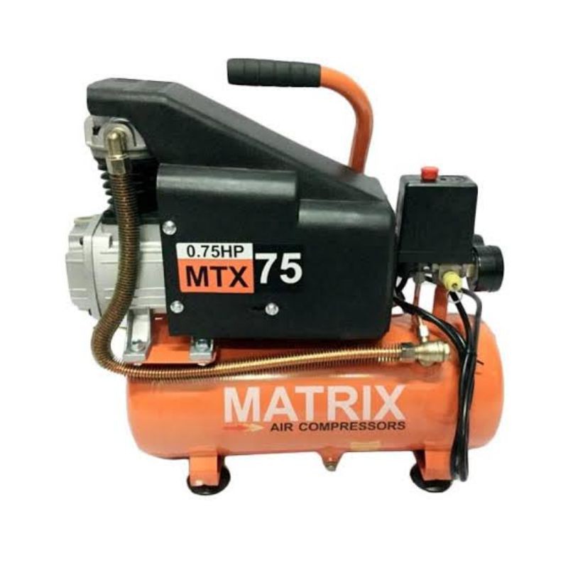 Kompresor Listrik Portable 3/4 HP Matrix MTX 75 10 Liter