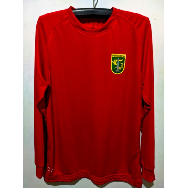 Jersey persebaya original 100% merah lengan panjang