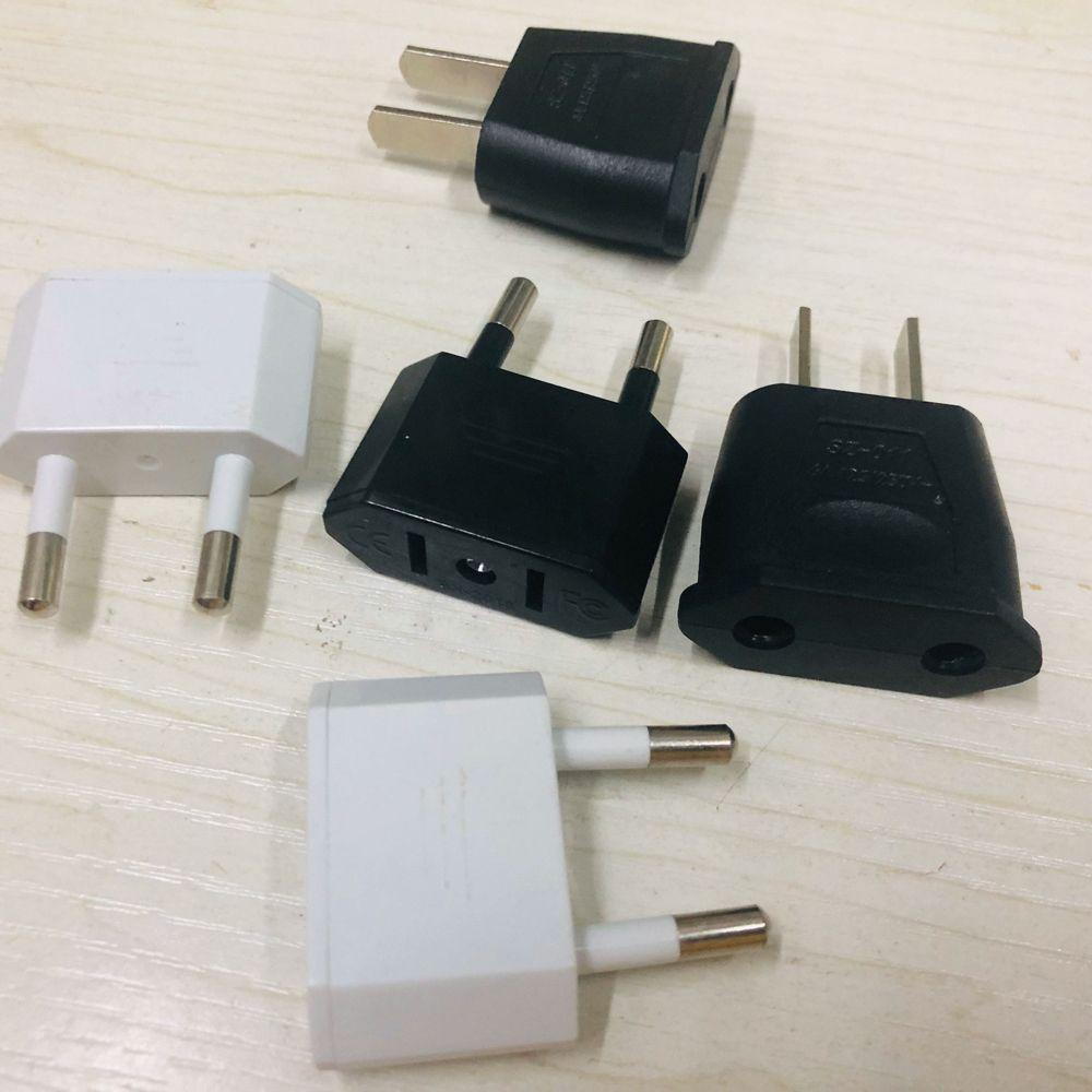 AUGUSTINA Adaptor Travel Adaptor Mini Universal EU To US EU Plug Adapter US Plug Adapter Konverter Daya Charger Handphone