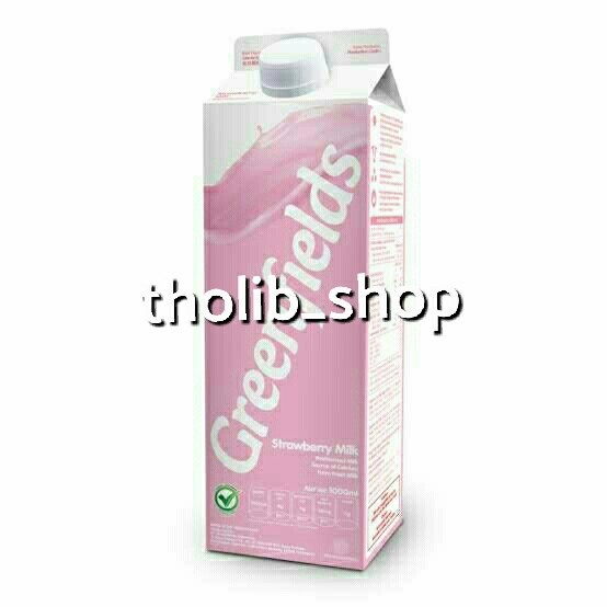 greenfields fresh milk strawberry 1000 ml